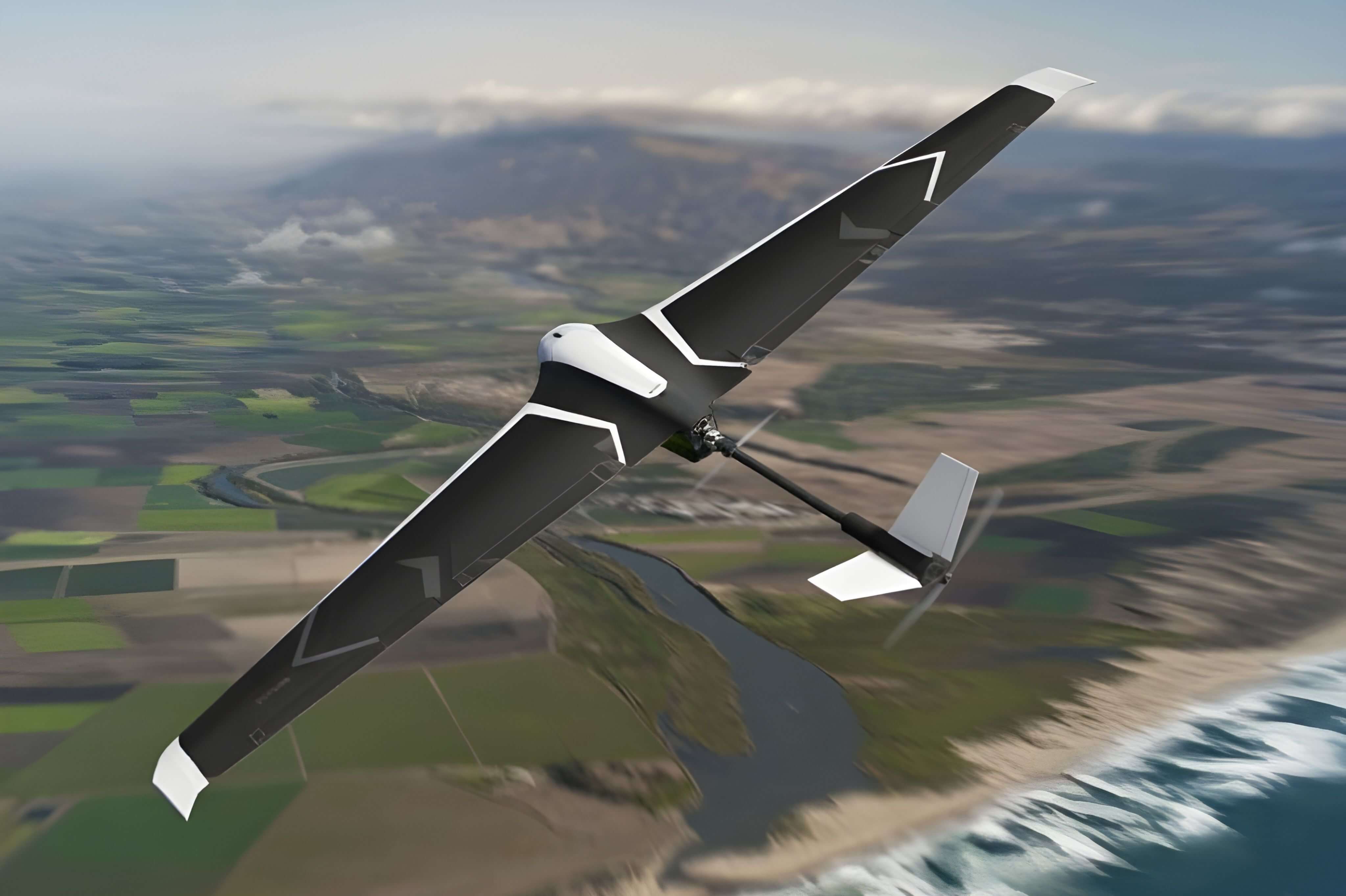 STRATOSPHERE high-altitude surveillance drone at 30,000 feet operational altitude